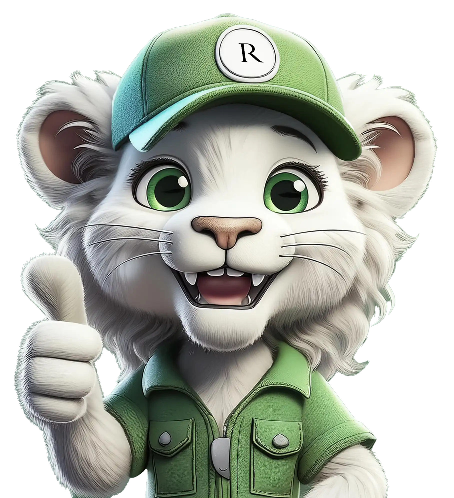 Relias Care - Pflege- und Betreuungseinrichtung - Lion shows thumbs up