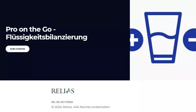 Pro on the Go – Flüssigkeitsbilanzierung