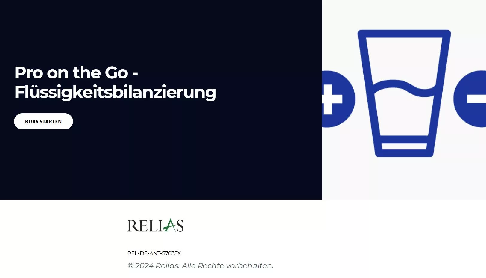 Pro on the Go – Flüssigkeitsbilanzierung