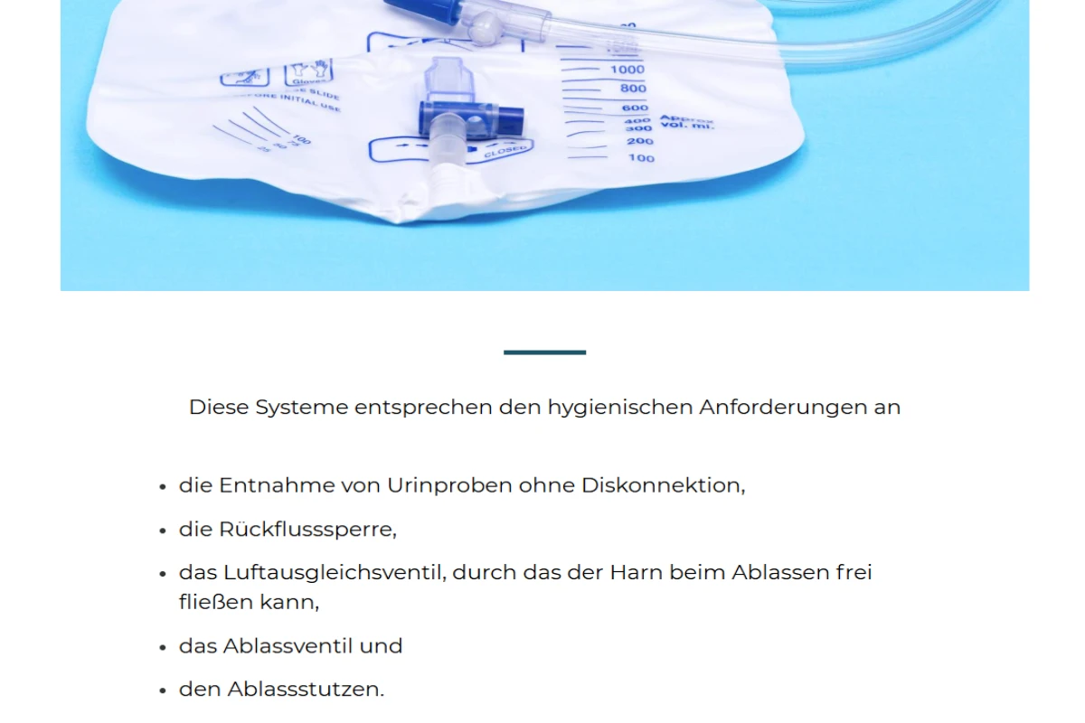 urinbeutel-ablaufsystem