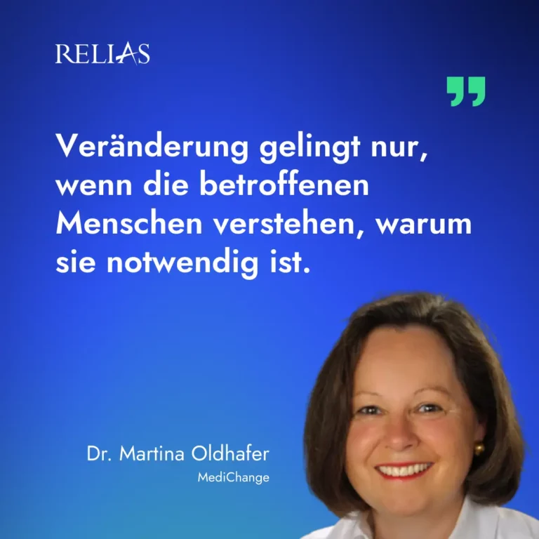 Zitat Martina Oldhafer Wissensmanagement im Gesundheitswesen
