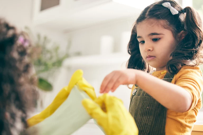 Auf diesem Bild sehen Sie einen Ausschnitt aus dem E-Learning-Kurs Hygeine für Einrichtungen der Kinder- und Jugendhilfe