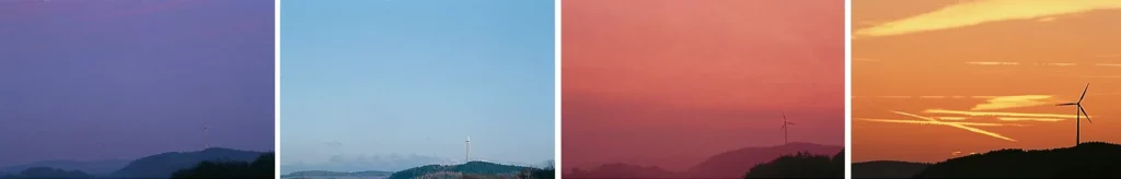 lichtfarben am himmel