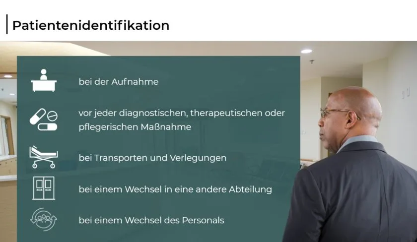 Patientensicherheit im Krankenhaus - Patientenidentifikation